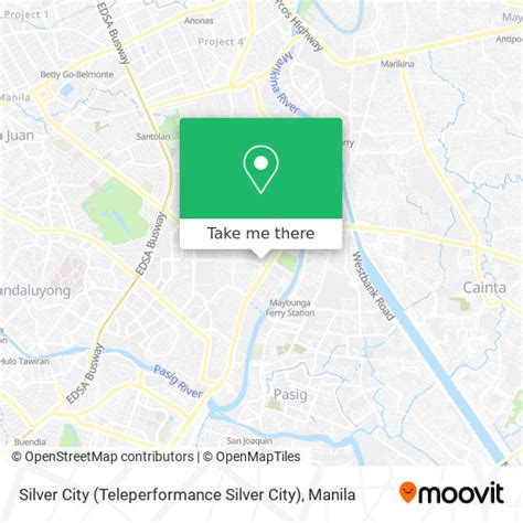 How to get to Silver City (Teleperformance Silver City) in Pasig .